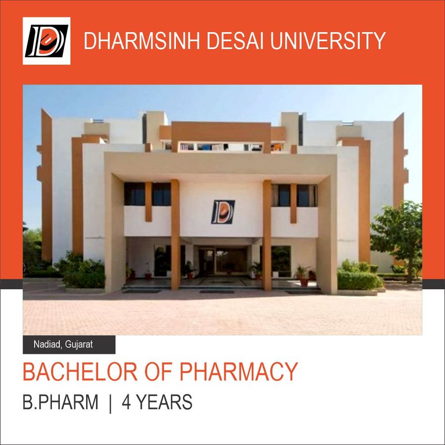 B.Pharma at Dharmsinh Desai University, Gujarat - Other